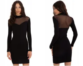 dopasowana-sukienka-damska-z-polgolfem-z-prazkiem