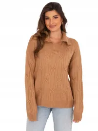 cieply-stylowy-sweter-damski-z-warkoczami-kolnierzyk