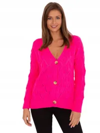 sweter-azurowy-damski-rozpinany-z-dekoltem-v