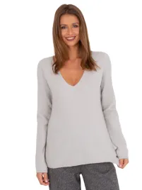 stylowy-gladki-sweter-klasyczny-damski-z-dekoltem-v