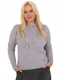 gladki-sweter-plus-size-damski-z-kapturem