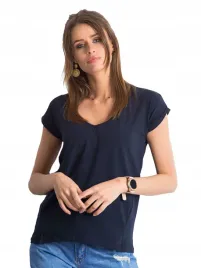 koszulka-damska-bawelniana-t-shirt-dekolt-v-serek