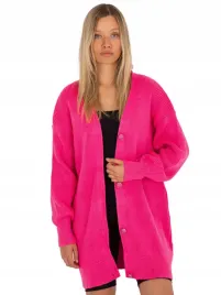 sweter-damski-rozpinany-oversize-ozdobne-guziki