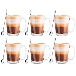 szklanki-do-kawy-latte-deserow-z-uchem-300-ml-i-lyzeczki-dlugie-stal-nier