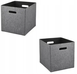 ikea-bladdra-pudelko-kolor-szary-33x38x33-cm-filcowe-zestaw-2-sztuk
