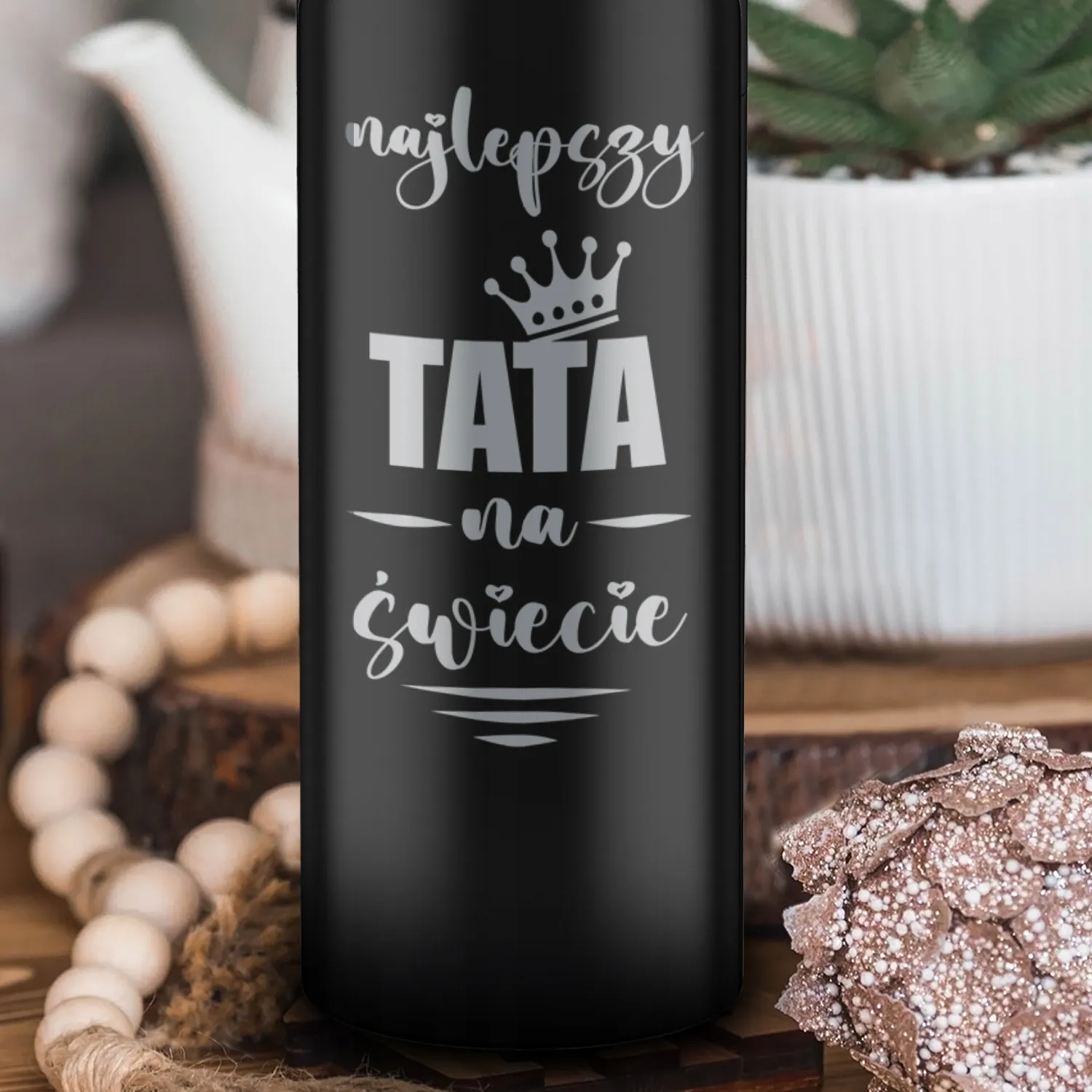 Kubek Termiczny na Kawę z Grawerem Termos Prezent Dzień Ojca dla Taty