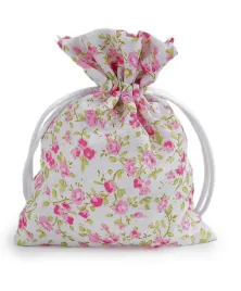 woreczek-podarunkowy-10x13-cm-kwiaty-rozowy