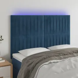 vidaxl-zaglowek-do-lozka-z-led-ciemnoniebieski-144x5x118-128-cm