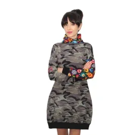 sukienka-z-golfem-moro-wzor-lowicki