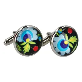 spinki-do-mankietow-haft-kaszubski-czarne