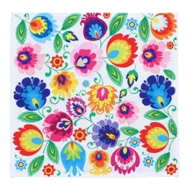 chustka-z-motywem-folk-lowickim-biala