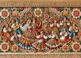 obrazek-papierowy-folk-stylizowany-wesele