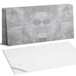 kafelki-scienne-z-grafika-pcv-wzor-heksagonalny-w-mozaice-6szt-60x30-cm
