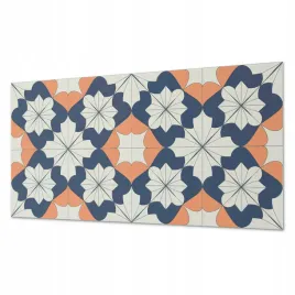 winylowy-panel-z-grafika-do-lazienki-geometryczny-wzor-kwiatowy-100x50-cm