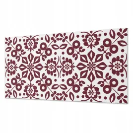 naklejany-panel-winylowy-do-przedpokoju-kwiatowy-wzor-z-liscmi-100x50-cm
