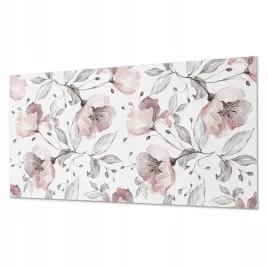 naklejany-panel-winylowy-do-przedpokoju-kwiatowy-wzor-akwarelowy-120x60-cm