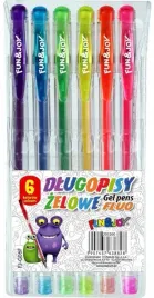 dlugopisy-zelowe-fluo-6-kolorow