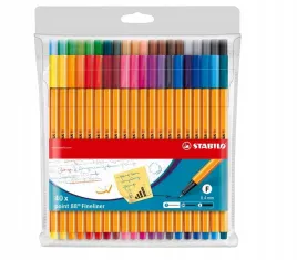 cienkopis-point-88-40-kolorow-etui-stabilo