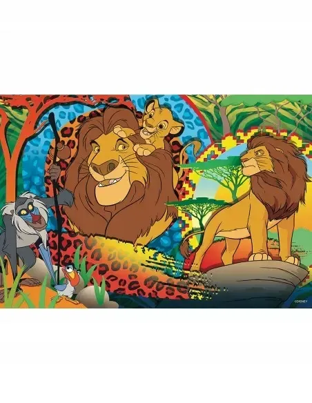 puzzle-dwustronne-plus-24-krol-lew-kolekcja-inna