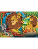puzzle-dwustronne-plus-24-krol-lew-kolekcja-inna
