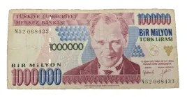 stary-banknot-turcja-1-milion-lira-lirow-1970