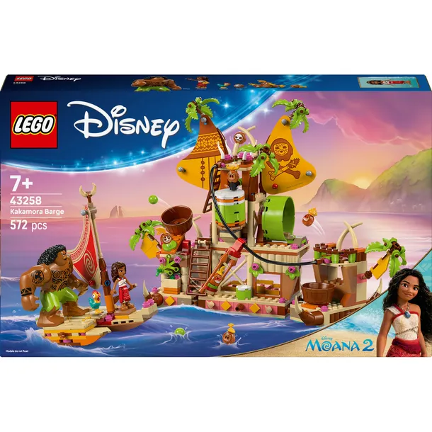 LEGO Disney 43258 Barka Kakamorów Łódź Tyrolka Katapulta Kokosy