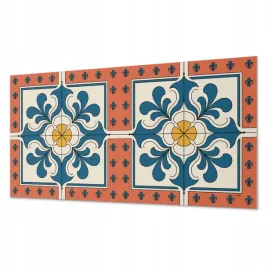 naklejany-panel-winylowy-do-przedpokoju-folkowy-wzor-z-kwiatami-100x50-cm