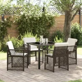 zestaw-5-czesciowy-z-poduszkami-bezowy-rattan-stol-ogrodowy-czarny-160x80