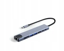 verk-06331-usb-c-hub-8w1-pd-100whdmi-rj45-2xusb-a-1xusb-c-czytnik-kart