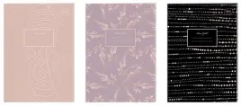 zeszyt-a4-60k-kratka-metallic-rose-gold-5szt