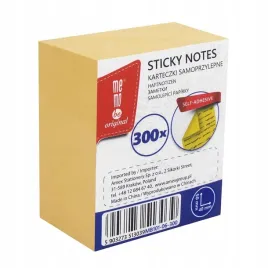 bloczek-samoprzylepny-40x50mm-300k-zolty-memobe
