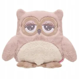 sowa-abby-rozowo-kremowa-23cm