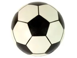 pilka-gumowa-bialo-czarna-23cm