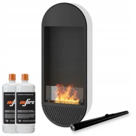 biokominek-wiszacy-owalny-incyrcle-slim-vert-bialo-czarny-slim-line-infire