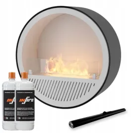 biokominek-wiszacy-okragly-incyrcle-slim-wall-czarno-bialy-slim-line-infire