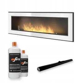 biokominek-wiszacy-do-zabudowy-frame-1500-bialy-z-szyba-simplefire