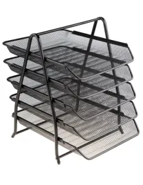 organizer-z-szufladami-polka-na-dokumenty-net-5a-metal-czarna