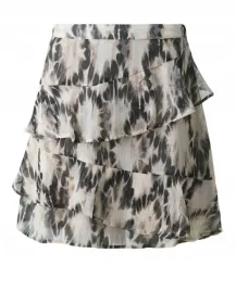 only-onlelena-life-short-frill-skirt-miniskjort-black-m