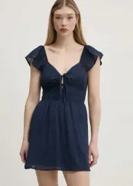 hollister-bawelniana-sukienka-granatowy-ki359-5041-xxs