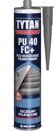 TYTAN Klej Uszczelniacz Poliuretanowy PU 40 FC+  Szary 300ml