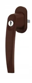 klamka-okienna-victory-z-kluczem-brazowa-ral-8017