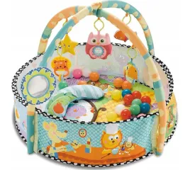 okragla-mata-edukacyjna-dla-niemowlat-super-miekka-zwierzatka