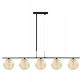 lampa-wiszaca-giro-k-5688-bursztynowy-czarny-zloty-nowoczesna-klasyka