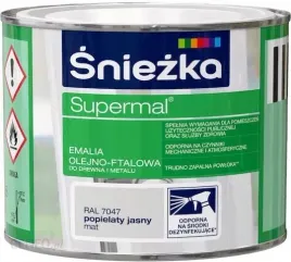 sniezka-supermal-emalia-02l-popielaty-jasny-mat