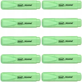 zakreslacz-biurowy-szkolny-toma-mistral-pisak-zielony-pastelowy-10-sztuk