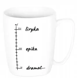 kubek-ceramiczny-bialy-liryka-epika-dramat