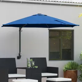montowany-na-scianie-parasol-ogrodowy-z-led-niebieski-248-cm