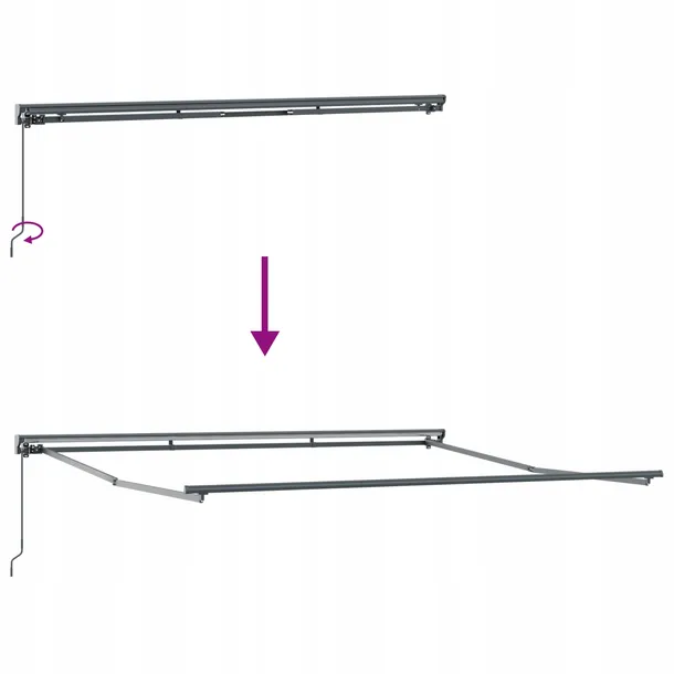 semi-cassette-awning-frame-retractable-manual-metal-producent-vidaxl-stan-nowy