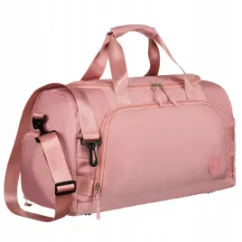 rozowa-torba-weekendowo-podrozna-z-komora-boczna-na-buty-peterson