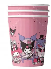 kubeczki-kubki-papierowe-jednorazowe-kuromi-my-melody-180-ml-10szt-kkk1